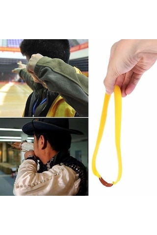 AYT Ticaret HT-101 Avcı Sapan Yedek Lastiği Kauçuk Lastik Deri Hazne Slingshot