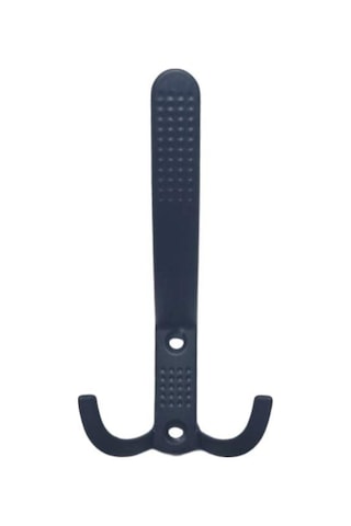 Kenzlife Portmanto Vestiyer Askılığı Noktalı Büyük Mat Siyah Metal 10 Adet Askı Askılık