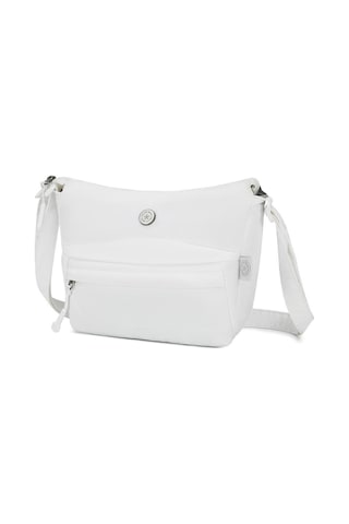 Smart Bags Mikro Poly Kumaş Postacı Kadın Çantası 3342 Beyaz