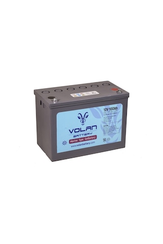 12 Volt 100 Amper Marin Jel Akü 3 Yıl Garantili - Volan Akü / 325019158