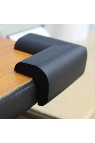 Agubugu Baby Kauçuk Köşe Koruyucu Siyah 4 Adet