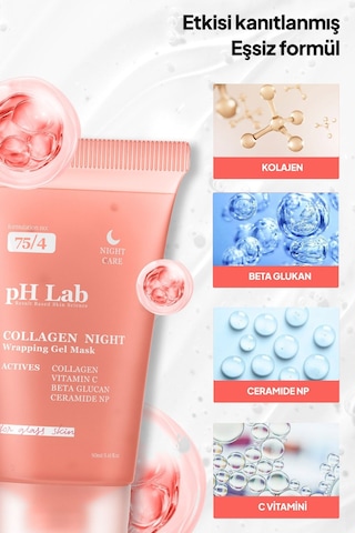 Ph Lab Collagen Night Soyulabilen Kolajen Gece Maskesi 50 ML