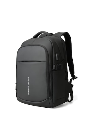 Mark Ryden Mr9191 Usb Şarj Portlu 15.6" Laptop Sırt Çantası 3 Bölmeli Model Siyah