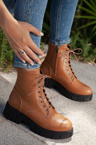Daxtors D099 Kadın Bot&bootie Postal Bot Taba
