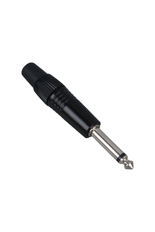 Ayt Gitar Jack Canon Tipi Mono Nikel 6.3mm Mikrofon Ses Kablosu Soketi Girişi