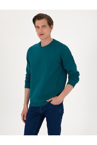 Pierre Cardin Erkek Zümrüt Sweatshirt 50315021-vr055 Zümrüt