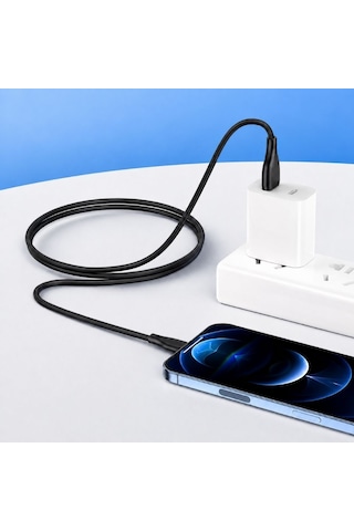 Schitec Usb-a To Type-c 60w Hızlı Şarj Ve Data Kablosu 1m Siyah Hg/c-09ac