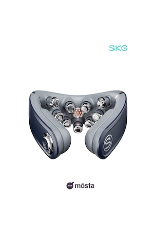 Skg G7 Pro Fold Tens-Ems Akıllı Boyun Masaj Aleti/Robotu, Mobil App Desteği, Özel Isı Terapisi Lacivert