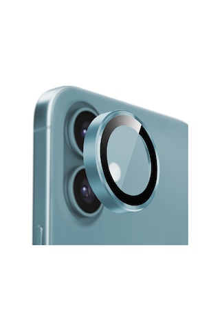 Buff Apple Uyumlu iPhone 17 Metal Kamera Lens Koruyucu Green Yeşil
