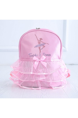 Suntek Kızlar Için Bale Dans Sırt Çantası Spor Latin Dansı Pembe