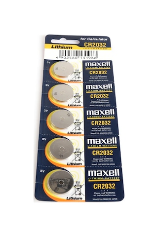 Maxell CR2032 3 V Lityum Düğme Pil 5 x 3'lü