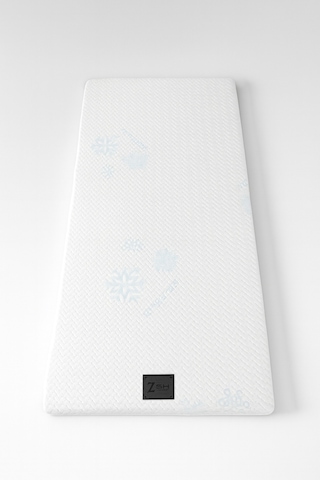 Visco Süngerli Ice Sleep Yıkanabilir Kılıflı Tek Kişilik Visco Yatak Pedi & Şiltesi Topper 5 Cm BEYAZ