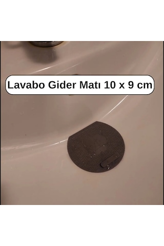 Lavabo Kötü Koku Giderici Önleyici Silikon Mat Sızdırmaz Lavabo Tıkacı Lavabo Tıpası Evye Kapağı Siyah