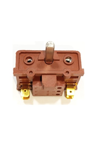 Çevirmeli Şalter 2+2 Kahverengi 0-1-2-3 Kademe Polyemit Metal Saplı 1 Adet