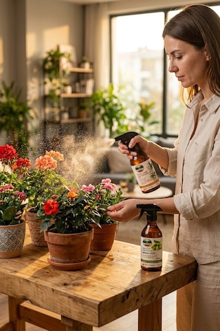 İkili Bakım Seti Total Care Sprey Genel Kullanım Bitki Besini Ve Bioleaf Protector Sprey Neem Yağı 1 L