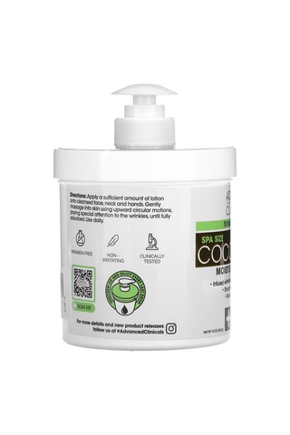 Advanced Clinicals Hindistan Cevizi Yağı Yüz ve Vücut Kremi 454GR