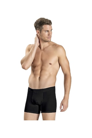 Jiber Erkek Siyah Modal Pamuklu 3'lü Boxer 255