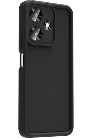 Rba Aksesuar İnfinix Hot 30i Kılıf Kamera Korumalı Rba Ananas Kapak - Siyah Siyah