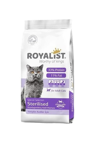 Premium Sterilised Somonlu Kısırlaştırılmış Kedi Maması 2 Kg
