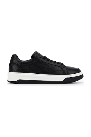 Tamer Tanca Erkek Hakiki Deri Siyah Sneakers & Spor Ayakkabı 1212 3522 Erk Ayk Y26 Sıyah Dr