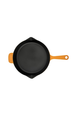 Lava Döküm Kızartma Tavası (Ø)28cm, Parlak Siyah Taban Mat