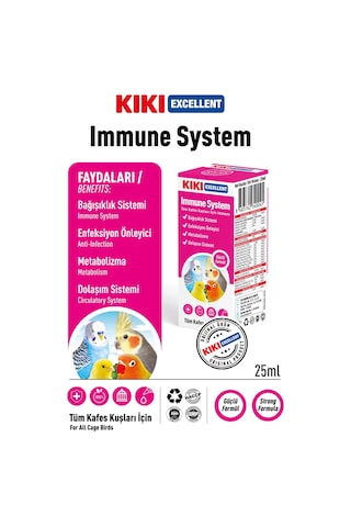 Kiki Excellent Kuş Immune System 25 ML