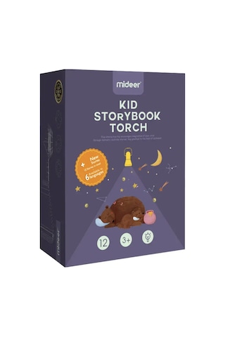 Mideer Masal Projektörü 4ü 1 Arada Kids Storybook Torch