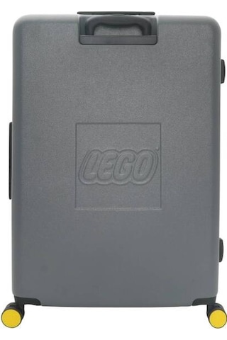 20154-1962 LEGO Yapım Parçası 2x2 Büyük Boy Valiz - Gri/sarı Çok Renkli