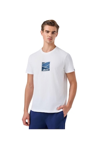 Ellesse 6sm5025-of Bisiklet Yaka Erkek T-shirt - Kırık Beyaz