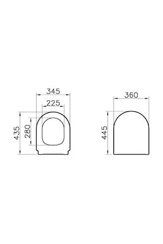 VitrA Integra Klozet Kapağı Yavaş Kapanır Beyaz 108-003R009