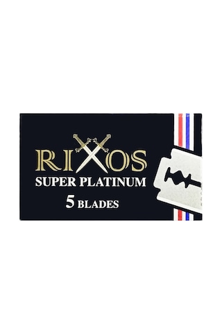 Rixos Super Platinum Çift Taraflı Yaprak Jilet 5 Adet 5'li Kutu 25 Adet Jilet