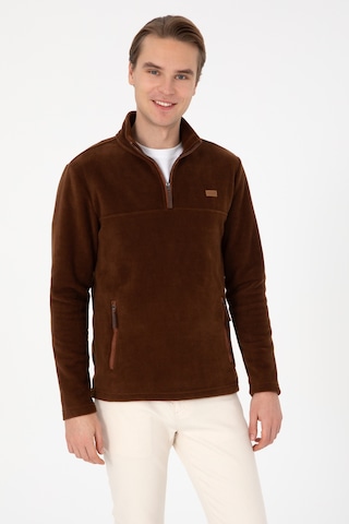 U.s. Polo Assn. Erkek Kahverengi Sweatshirt 50315925-vr029 Kahverengı