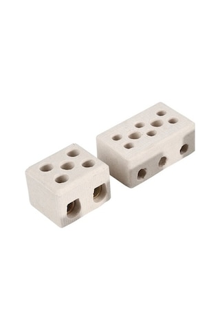 No. 2-3 Lü Porselen Klemens 4-6 Mm² 25 Adet Paket No. 2-3 Lü Porselen Klemens 4-6 Mm² 25 Adet Paket