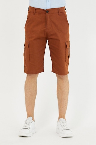 Erkek Lacivert Renk Kargo Yandan Cepli Esnek Kumaş Slim Fit Kapri Şort M