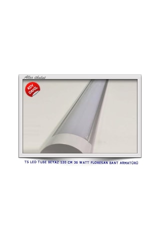 Alles 40w Beyaz 120cm Led Bant Armatür Beyaz 6500k Beyaz Işık