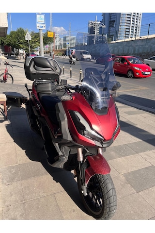 2023-25 Honda Adv 350 Uzun Ön Cam Açık Füme Zeus 60 CM 4 MM Adv350