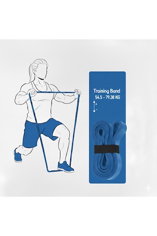 Çeşitli Kg Direnç Bantları, Gym Barfiks Direnç Bandı, Kas Geliştirme Direnç Bandı, Pilates Egzersiz Bandı Mavi