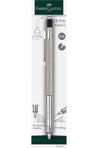 Faber-Castell TK Fine Vario Lüx Versatil Kalem, 0.5 mm, Champagne Gold, Ayarlanabilir Uç, Ergonomik Tasarım