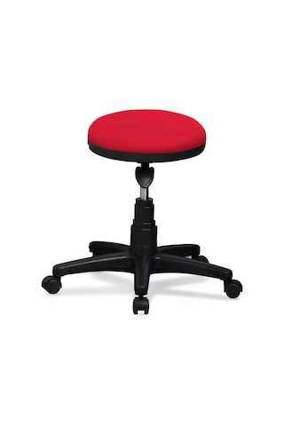 Bar Sandalyesi Sırtlı Beratta Model Kırmızı