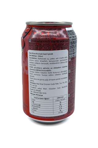 Warheads Sour Black Cherry Soda - Ekşi Kiraz Aromalı Gazlı İçecek 330ml 2 Adet