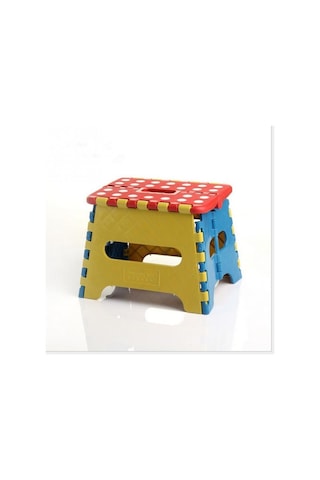 Sones Taşınabilir Kalın Plastik Çocuk Katlanır Tabure Açık Hava Aktivite Aracı Ev Seyahat Gerekliliği, Renk Rastgele Teslimat