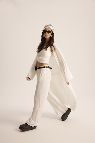 Mai Studios Co. Raina Ekru Kimono Basic Üçlü Takım Ekru