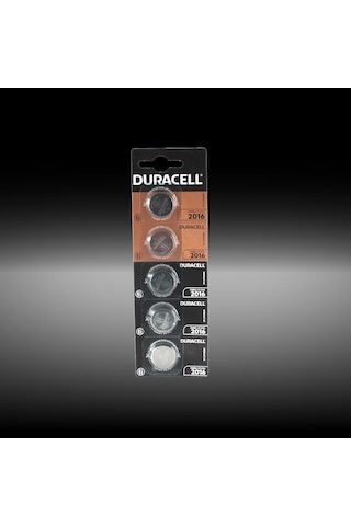Duracell CR2016 Özel Lityum Düğme Pil 3V 5'li Paket