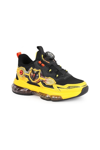 Pepino Erkek Çocuk Spor Ayakkabı Çevirmeli Döner Kilit Mekanizmalı Robotik Desenli Işıklı Kapsül Taban Sneaker 2196 Syh-sarı
