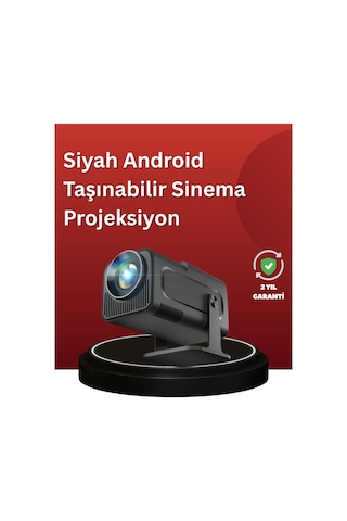 Uzun Ömürlü Lamba Ve Dahili Hoparlörlü Ev Sinema Projektörü-131697