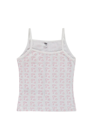 Civil Girls Cute Kalp 2-12 Yaş Kız Çocuk 2'li Atlet - Standart