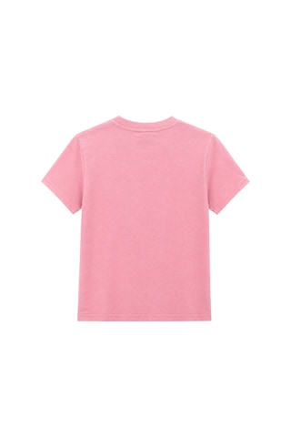 Mixray 2100 Kadın Slim Fit Bisiklet Yaka Soft Basic T-shirt Pembe