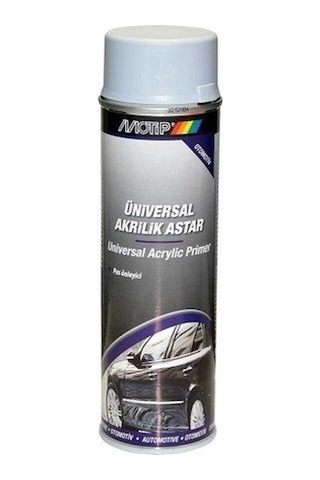 Motip Üniversal Akrilik Gri Astar Sprey 500 ML