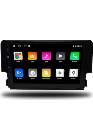 Navico Honda Civic Fc5 Android Carplay Multimedya 2016-2020 6gb Ram + 128gb Hafıza + 8 Çekirdek