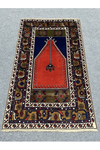 EL DOKUMA TAŞPINAR HALISI 121X203 ÇİFT KİŞİLİK SECCADE NAMAZLIK